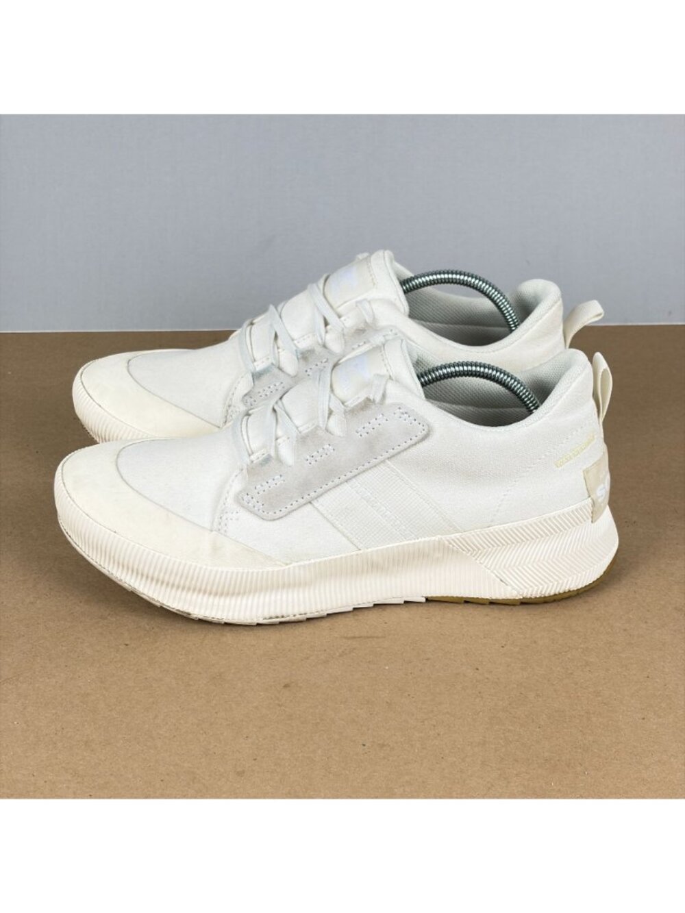 Sorel Out N About III Low Canvas Sneakers Womens 10 White Lace Up Shoes - Picture 10 of 10